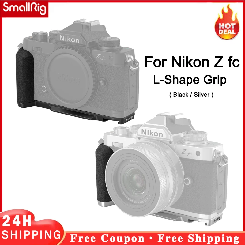 SmallRig L-образный захват для Nikon Z fc (черный/серебристый) 4263 дюйма-20 Резьбовая Вертикальная съемка для микрофона фотокамеры
SmallRig L-образный захват для Nikon Z fc (черный/серебристый) 4263 дюйма-20 Резьбовая Вертикальная съемка для микрофона фотокамеры