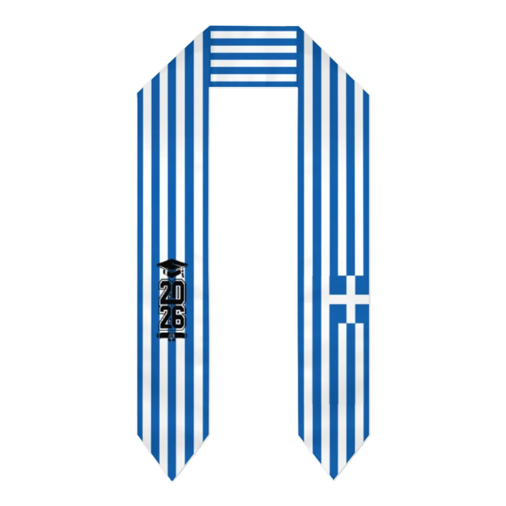 Class of 2026 Greece Flag Scarf Graduation Sash Stole International Study Abroad Adult Unisex Party Accessory Top Print
Class of 2026 Greece Flag Scarf Graduation Sash Stole International Study Abroad Adult Unisex Party Accessory Top Print