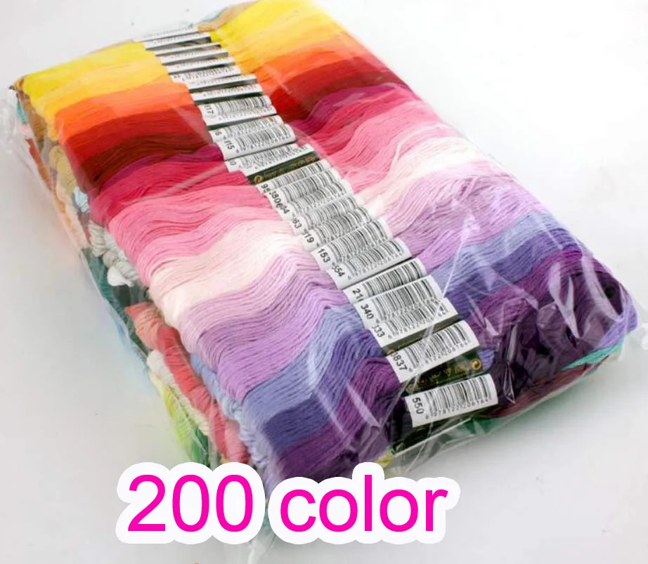 Cross Stitch Embroidery Floss – 50/100/150/200 Skeins, 8m Each, Non-Repeating DMC-Matched Colors for Sewing & Craft
Cross Stitch Embroidery Floss – 50/100/150/200 Skeins, 8m Each, Non-Repeating DMC-Matched Colors for Sewing & Craft
