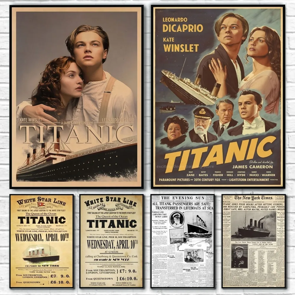 T-TitanicS Retro Newspaper Poster Sticky Wall Art Printing Waterproof Home Living Bed Room Bar Hallway Aesthetic Decor
T-TitanicS Retro Newspaper Poster Sticky Wall Art Printing Waterproof Home Living Bed Room Bar Hallway Aesthetic Decor