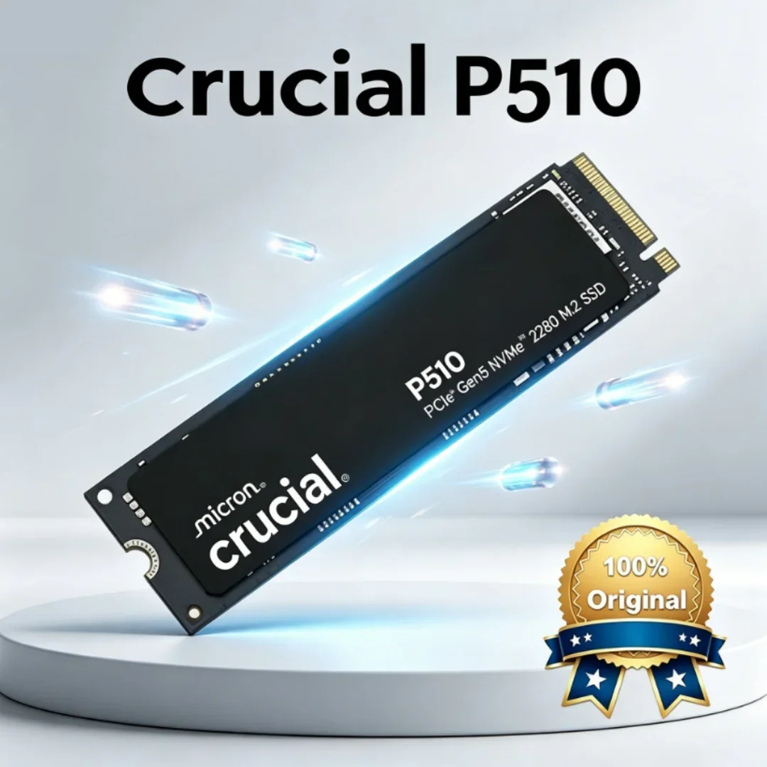 New Generation SSD Crucial P510 1TB M.2 2280 PCIe 5.0 11000MB/s Read 9500MB/s Write Upgraded from P3 Plus
New Generation SSD Crucial P510 1TB M.2 2280 PCIe 5.0 11000MB/s Read 9500MB/s Write Upgraded from P3 Plus