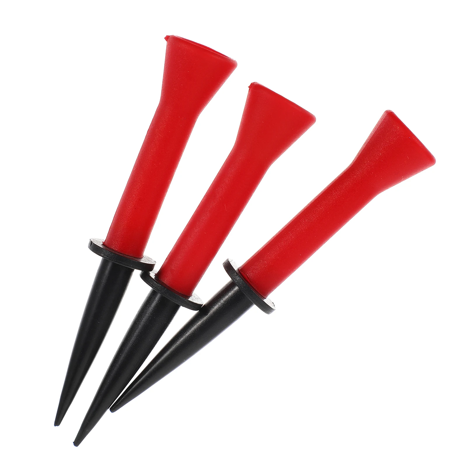 3 Pcs 76mm Soft Bounce Plastic Tees for Practice Lightweight Golfs Golfs Ball Holder Accessories Perfect Gift
3 Pcs 76mm Soft Bounce Plastic Tees for Practice Lightweight Golfs Golfs Ball Holder Accessories Perfect Gift
