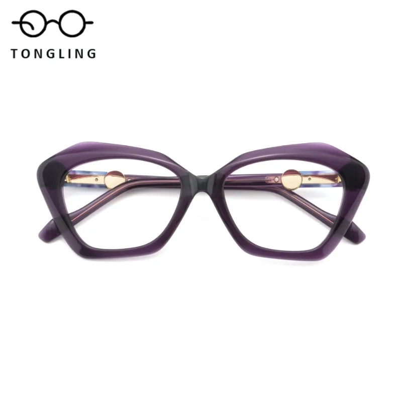 2025Polygonal high quality frame card bead decoration handmade fashion acetate frame can be fitted with prescription lenses
2025Polygonal high quality frame card bead decoration handmade fashion acetate frame can be fitted with prescription lenses