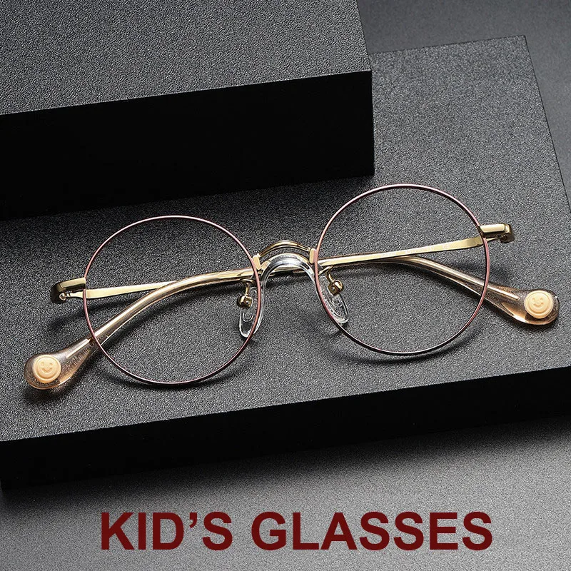 Kid's Ultra-Light Metal Spectacles Teenager Boy Girl Round Pure Titanium Glasses Frame Can Customize Anti- Blue Myopia Lenses
Kid's Ultra-Light Metal Spectacles Teenager Boy Girl Round Pure Titanium Glasses Frame Can Customize Anti- Blue Myopia Lenses