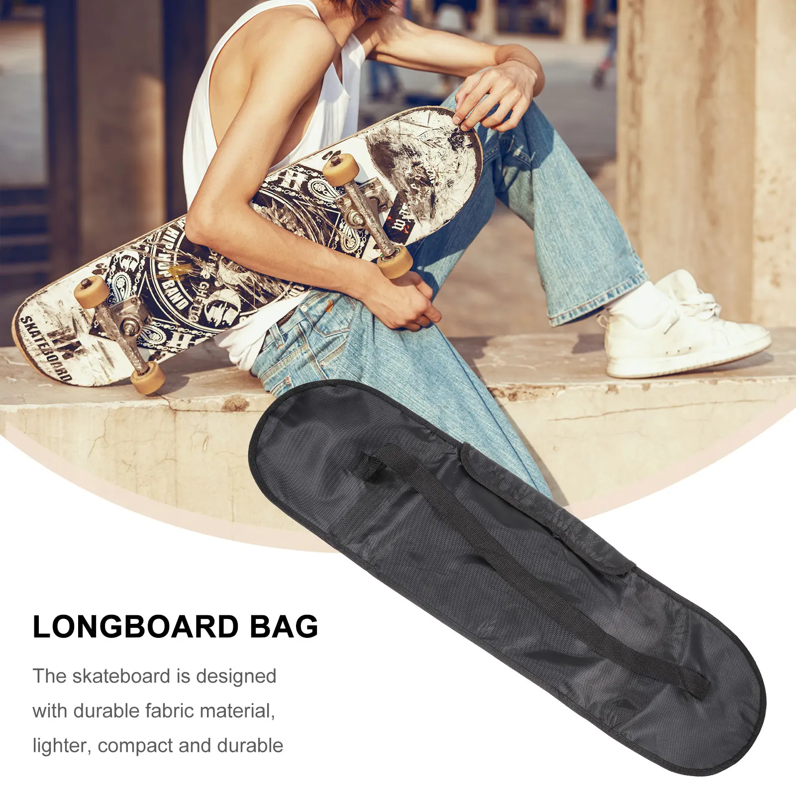 with Skateboard Bag Backpacks Rucksack for Filling Accessories Black Men and Women
with Skateboard Bag Backpacks Rucksack for Filling Accessories Black Men and Women