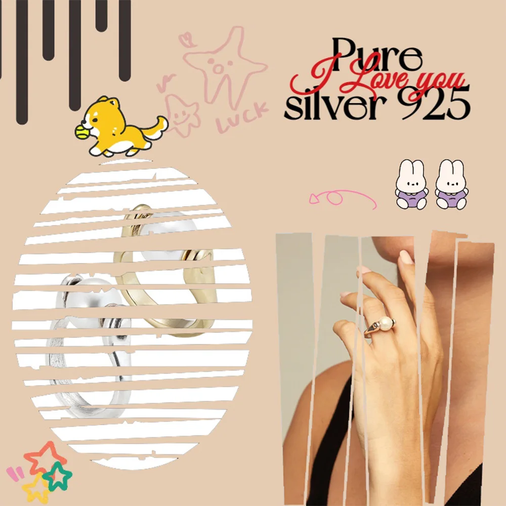 Spanish no50 metal style gentle temperament pearl sterling silver ring S925 women's ring anniversary gift for wife no50 
Spanish no50 metal style gentle temperament pearl sterling silver ring S925 women's ring anniversary gift for wife no50