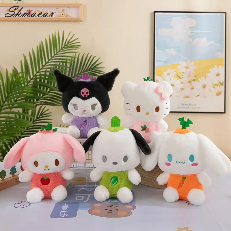1 шт., 25 см, плюшевая кукла Sanrio Vegetable Series, подушка Hello Kitty Kuromi, игрушка для девочек, мягкие игрушки в виде животных, вещи, куклы, подарки
1 шт., 25 см, плюшевая кукла Sanrio Vegetable Series, подушка Hello Kitty Kuromi, игрушка для девочек, мягкие игрушки в виде животных, вещи, куклы, подарки