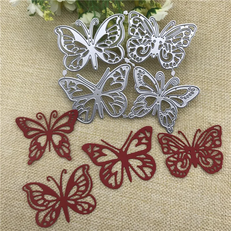 4Pcs Butterfly Metal Cutting Dies For Diy Dies Scrapbooking Embossing Handmade Paper Card Decoration Photo Album Craft Cut Dies
4Pcs Butterfly Metal Cutting Dies For Diy Dies Scrapbooking Embossing Handmade Paper Card Decoration Photo Album Craft Cut Dies