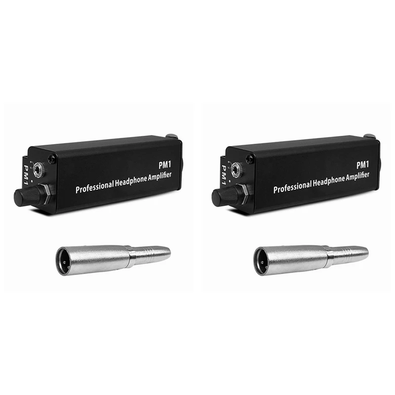 New-2X PM1 Professional Headphone Amplifier Converter XLR To 3.5MM Audio Interface Mini Portable HIFI Headphone Amplifier
New-2X PM1 Professional Headphone Amplifier Converter XLR To 3.5MM Audio Interface Mini Portable HIFI Headphone Amplifier