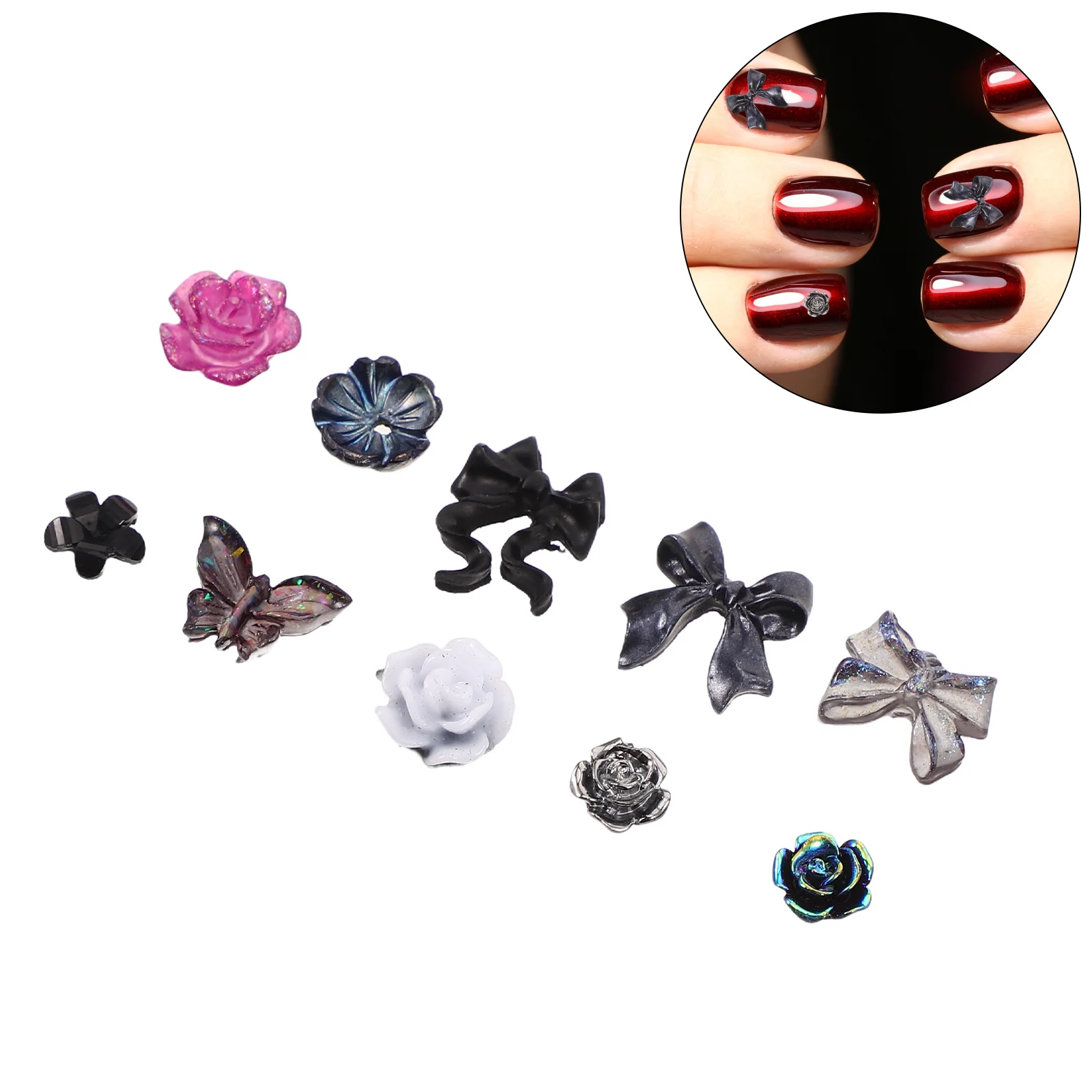 400 шт., комплект украшений для дизайна ногтей из смолы, подвески в виде банта и цветов, украшения для маникюра «сделай сам», аксессуары с плоской задней частью, ювелирные изделия
400 шт., комплект украшений для дизайна ногтей из смолы, подвески в виде банта и цветов, украшения для маникюра «сделай сам», аксессуары с плоской задней частью, ювелирные изделия