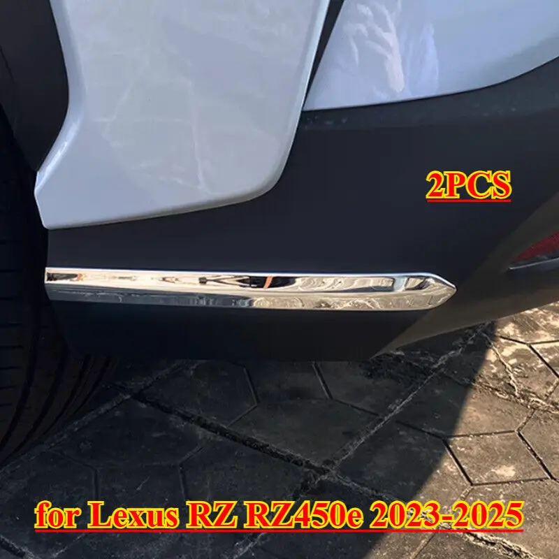 Steel Rear Bumper Side Protection Strip Cover Fit for Lexus RZ RZ450e 2023-2025
Steel Rear Bumper Side Protection Strip Cover Fit for Lexus RZ RZ450e 2023-2025