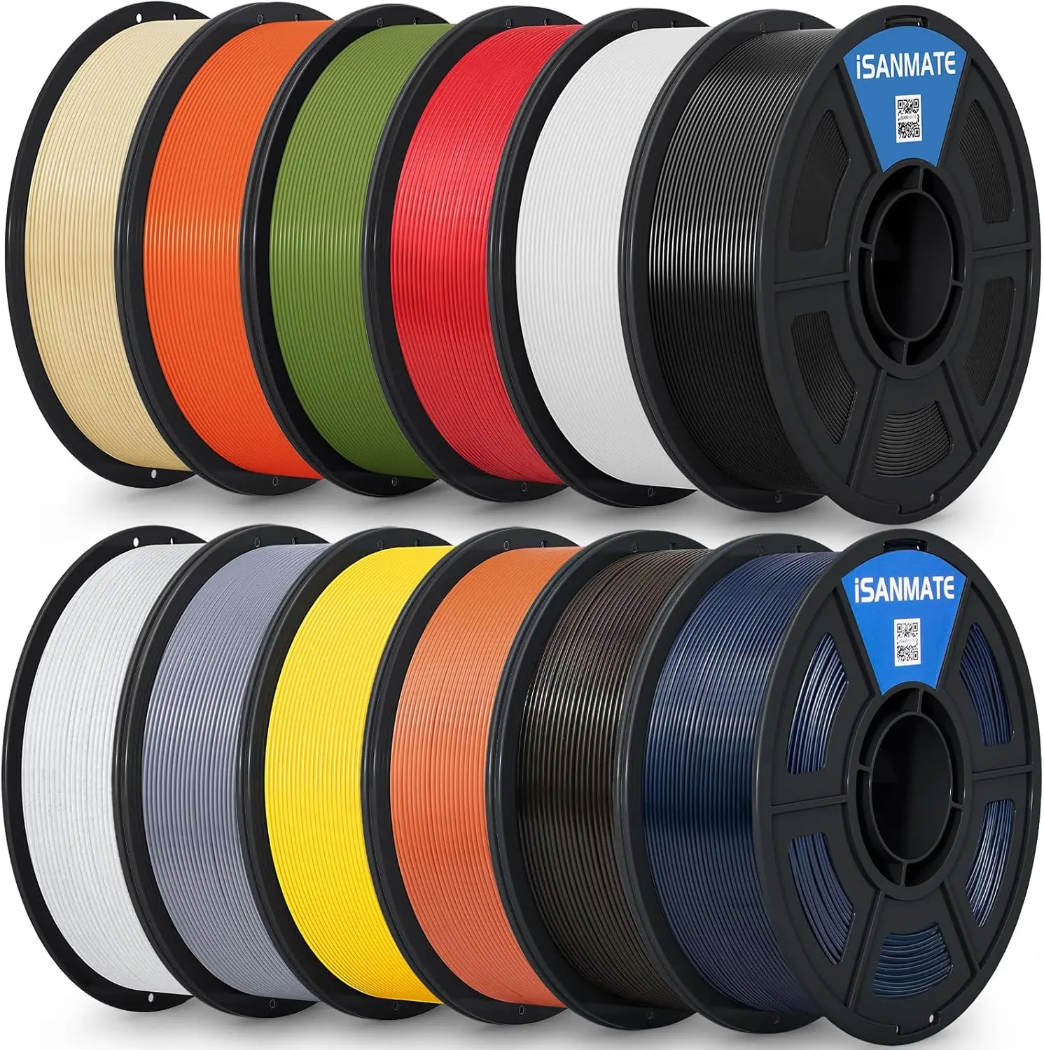 12KG ASA 3D Printer Filament Bundle, UV & Weather Resistant for Outdoor Parts, Dimensional Accuracy +/-0.02mm, 1kgx12 Spools
12KG ASA 3D Printer Filament Bundle, UV & Weather Resistant for Outdoor Parts, Dimensional Accuracy +/-0.02mm, 1kgx12 Spools
