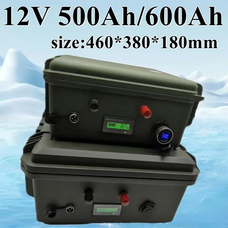 12V 600AH Waterproof 12V 500AH lithium ion battery for UPS RV Solar energy storage subwoofer inverter MPPT + 20A Charge
12V 600AH Waterproof 12V 500AH lithium ion battery for UPS RV Solar energy storage subwoofer inverter MPPT + 20A Charge