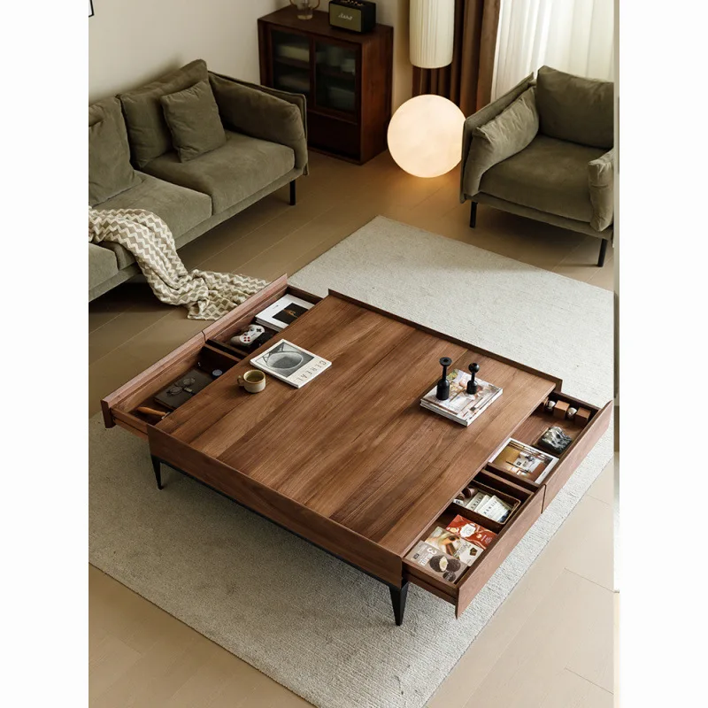 coffee table simple living room storage square solid wood coffee table complete casual high-end
coffee table simple living room storage square solid wood coffee table complete casual high-end