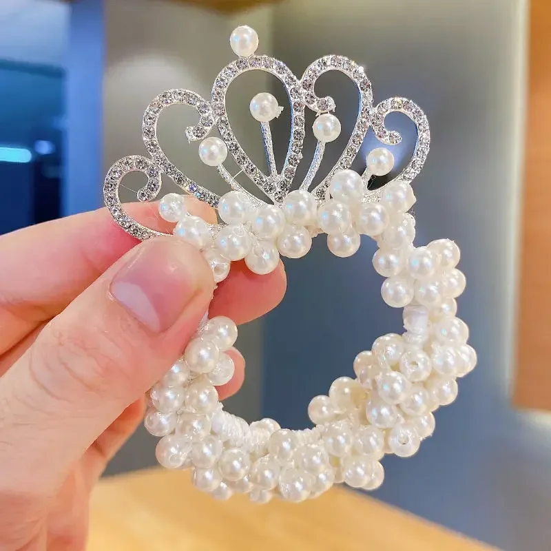 2/1 PCS Crystal Children Headband Headdress Princess Pearl hairpin Crown Flower Girl Hair Rubber Band Hairband Hair Accessories
2/1 PCS Crystal Children Headband Headdress Princess Pearl hairpin Crown Flower Girl Hair Rubber Band Hairband Hair Accessories