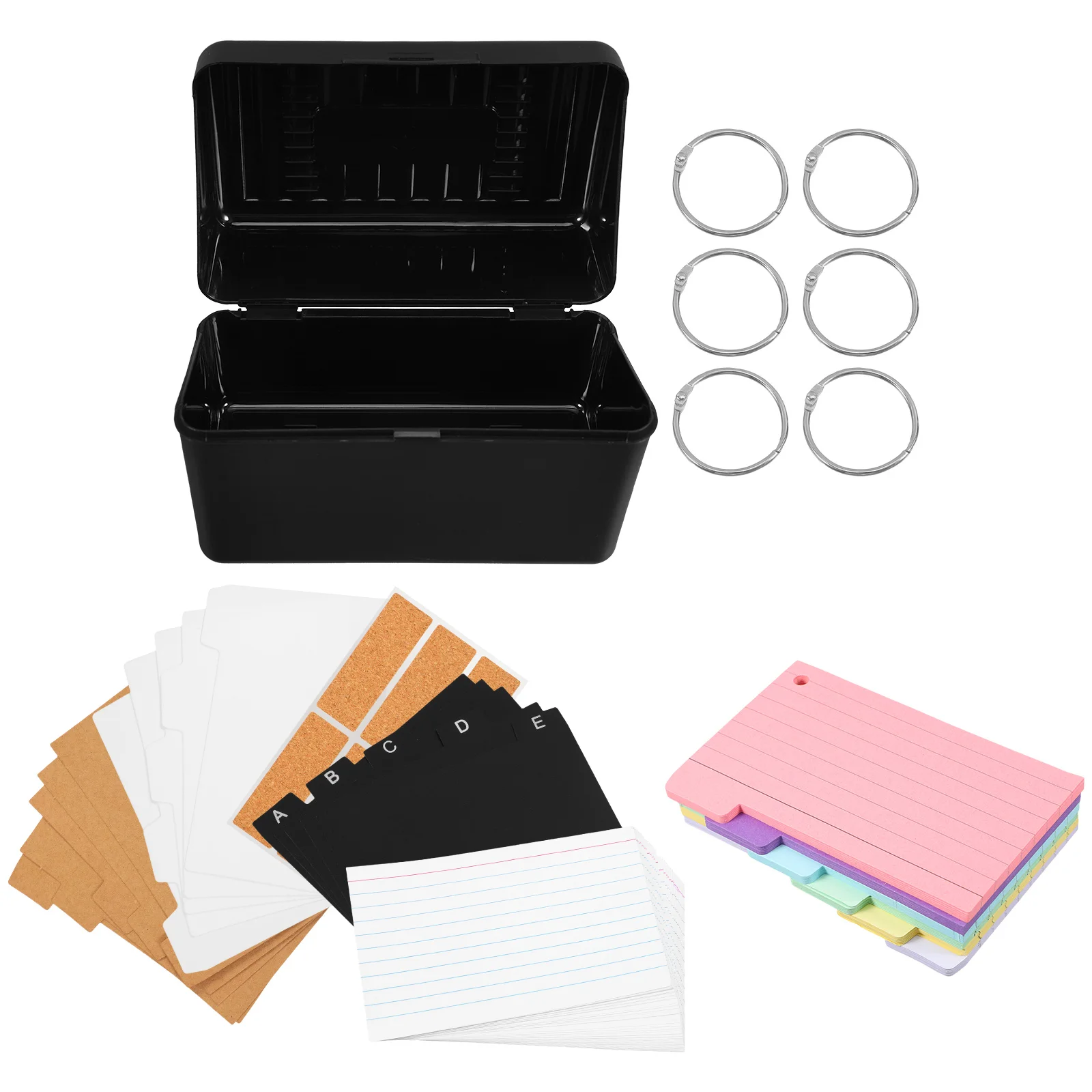 Index Card Holder Set Dividers File Box Flash Storage Plastic Paper Organizer Case
Index Card Holder Set Dividers File Box Flash Storage Plastic Paper Organizer Case