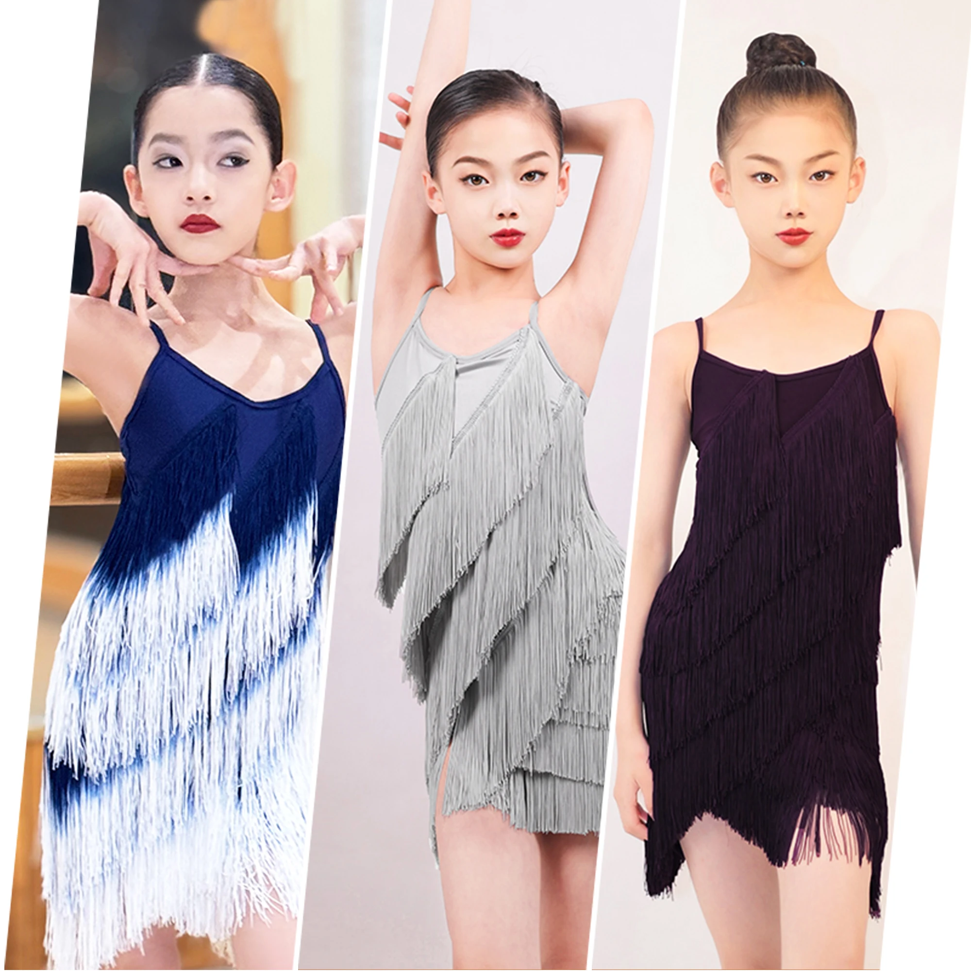 UK Latin Dance Girls' New Summer Spaghetti Strap Gradient Fringe Leotard Dress - Stunning Professional Daily Practice Wear
UK Latin Dance Girls' New Summer Spaghetti Strap Gradient Fringe Leotard Dress - Stunning Professional Daily Practice Wear