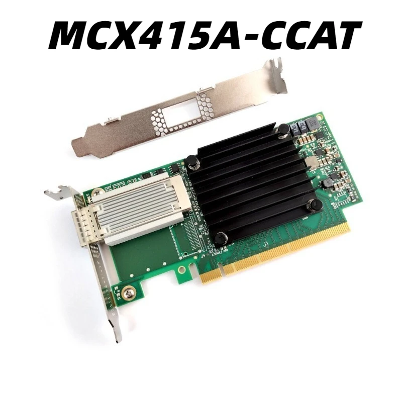 MCX415A-CCAT ConnectX-4 CX415A 100GBe QSFP28 PCIe x16 3.0 Network Card
MCX415A-CCAT ConnectX-4 CX415A 100GBe QSFP28 PCIe x16 3.0 Network Card