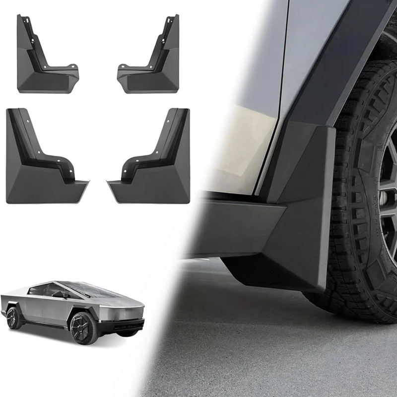Mud Flaps Splash Guards For Tesla Cybertruck 2023 2024 Accessories Pickup Splash Fender Protection ,Set Of 4
Mud Flaps Splash Guards For Tesla Cybertruck 2023 2024 Accessories Pickup Splash Fender Protection ,Set Of 4