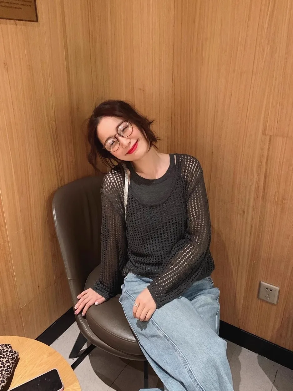 Xubengbeng Japanese Sle Loose Knitted Cover up Tank Top Two Piece Set Women Slimming Long Sve Commute Faion Pure Color
Xubengbeng Japanese Sle Loose Knitted Cover up Tank Top Two Piece Set Women Slimming Long Sve Commute Faion Pure Color