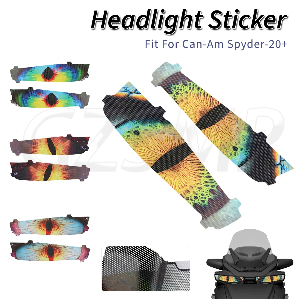 Подходит для Can-Am Spyder RT Limited 2020-2025, декоративная наклейка на переднюю фару мотоцикла, графические наборы
Подходит для Can-Am Spyder RT Limited 2020-2025, декоративная наклейка на переднюю фару мотоцикла, графические наборы