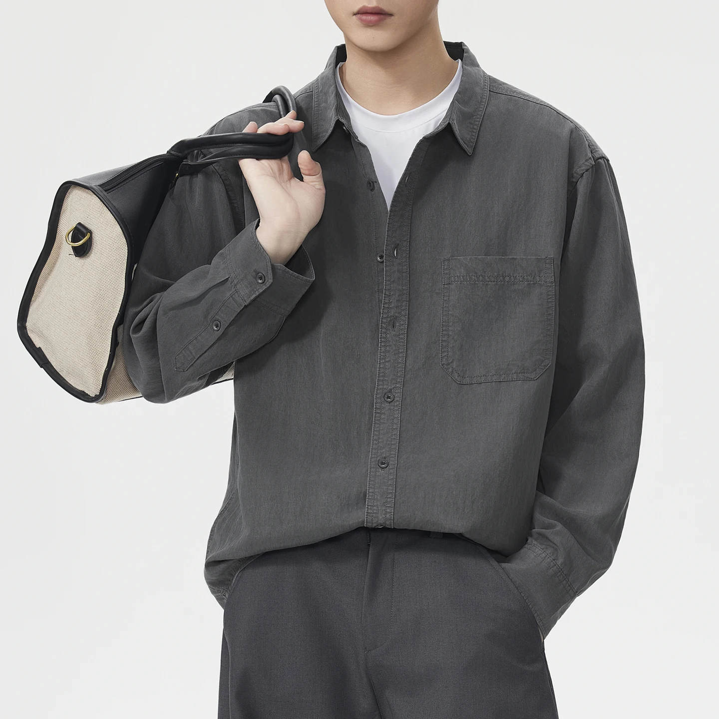 Men Commute Loose Casual Long Sleeve Shirts Male Business Shirt Blouses Spring Summer Vintage Fashion Lightweight Shirt
Men Commute Loose Casual Long Sleeve Shirts Male Business Shirt Blouses Spring Summer Vintage Fashion Lightweight Shirt