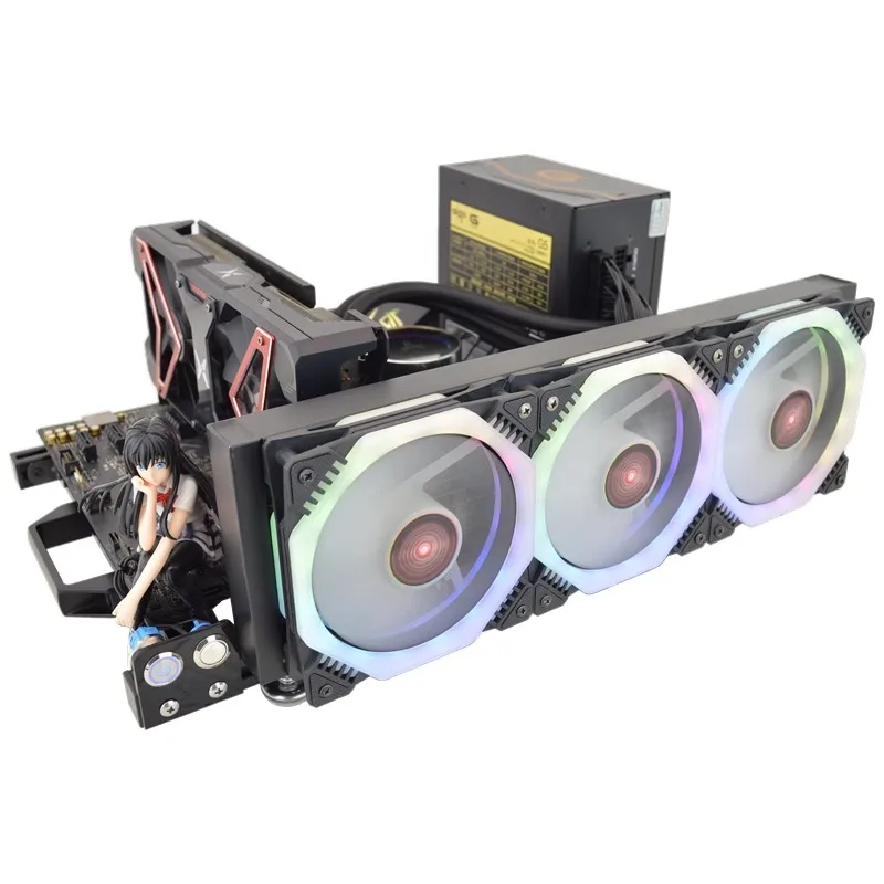 Open computer case DIY creative display test aluminum frame ATX flat horizontal rack desktop case WS
Open computer case DIY creative display test aluminum frame ATX flat horizontal rack desktop case WS