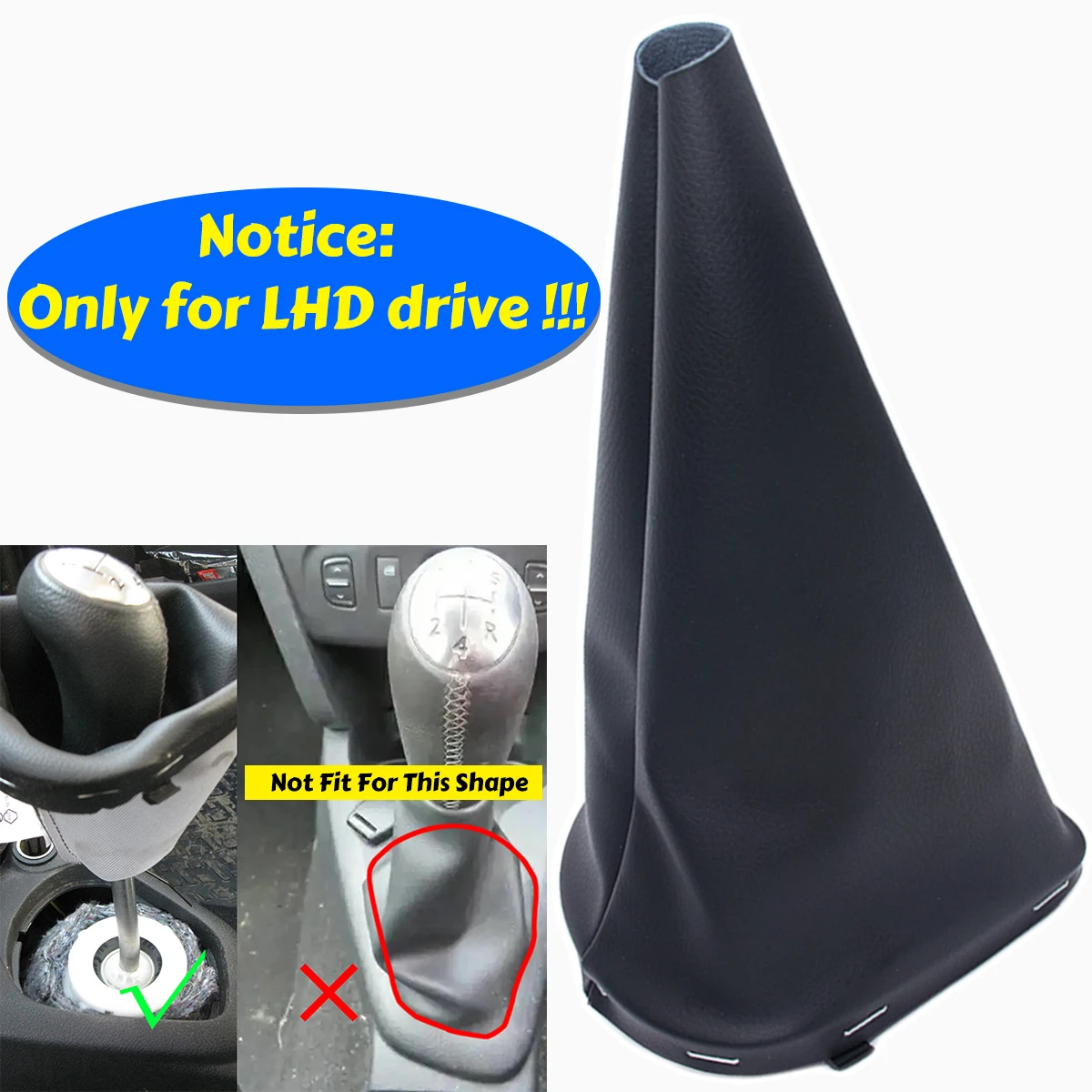 Manual Frame Gear Gaiter Dustproof Boot Stitch Leather Gearbox Replacement Spare Parts Interior for Renault Sandero II 2013-2020
Manual Frame Gear Gaiter Dustproof Boot Stitch Leather Gearbox Replacement Spare Parts Interior for Renault Sandero II 2013-2020