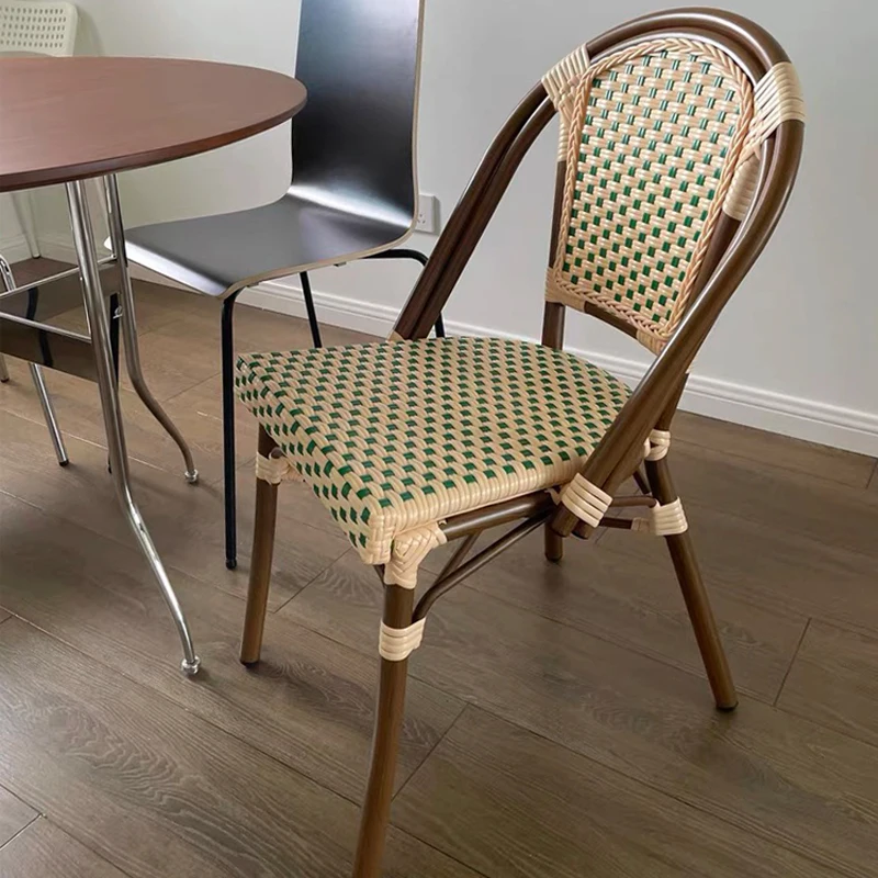 French chair retro rattan cafe dining outdoor leisure rattan outside table and balcony light luxury ins
French chair retro rattan cafe dining outdoor leisure rattan outside table and balcony light luxury ins