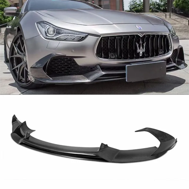 For Maserati Ghibli 2014 2015 2016 2017 ReaI Carbon Fiber Front Bumper Lip Spoiler Kit
For Maserati Ghibli 2014 2015 2016 2017 ReaI Carbon Fiber Front Bumper Lip Spoiler Kit