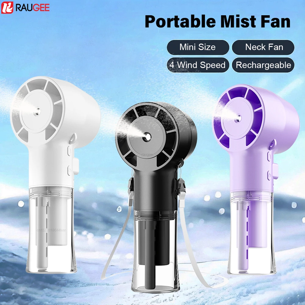 Mini Water Mist Fan Portable Humidifier Fan USB Rechargeable Portable Handheld Fan Water Spray Mist Fan Small Pocket Hand Fan
Mini Water Mist Fan Portable Humidifier Fan USB Rechargeable Portable Handheld Fan Water Spray Mist Fan Small Pocket Hand Fan