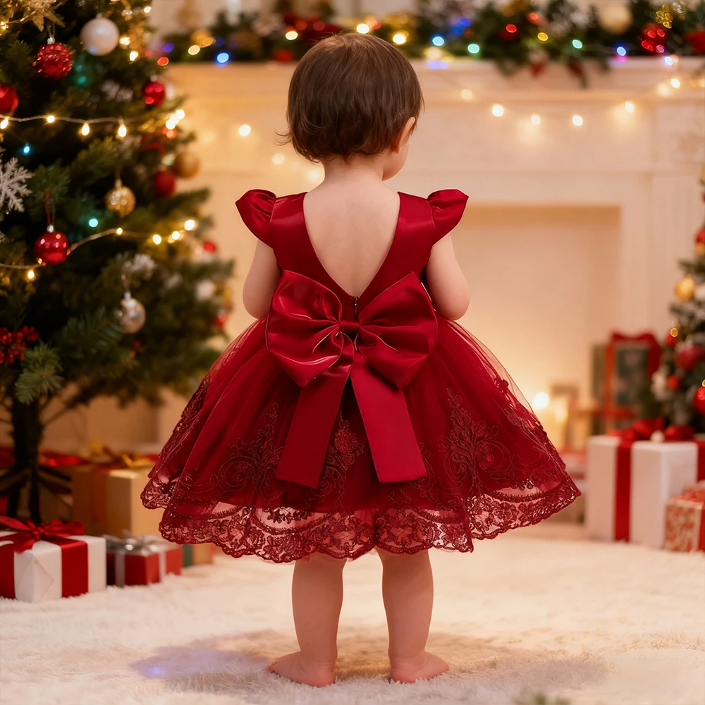 Baby Girl Clothes Christmas Red Princess Dress New Year Dress For Girls Party Dresses Xmas Costume Festive Children's Clothing
Baby Girl Clothes Christmas Red Princess Dress New Year Dress For Girls Party Dresses Xmas Costume Festive Children's Clothing
