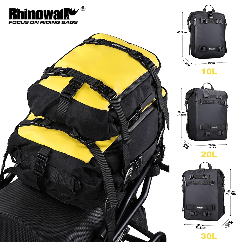 Rhinowalk Motorcycle Tail Bag 10/20/30L Motorcycle Rear Seat Tank saddle Bag Motorbike Luggage Universal Backpack Accessories
Rhinowalk Motorcycle Tail Bag 10/20/30L Motorcycle Rear Seat Tank saddle Bag Motorbike Luggage Universal Backpack Accessories