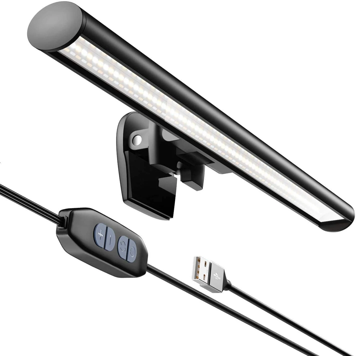 Portable, Adjustable Brightness USB Laptop Monitor Light with e-Reading LED Task Lamp, 3 Color Temperature Settings, No Glare, S
Portable, Adjustable Brightness USB Laptop Monitor Light with e-Reading LED Task Lamp, 3 Color Temperature Settings, No Glare, S
