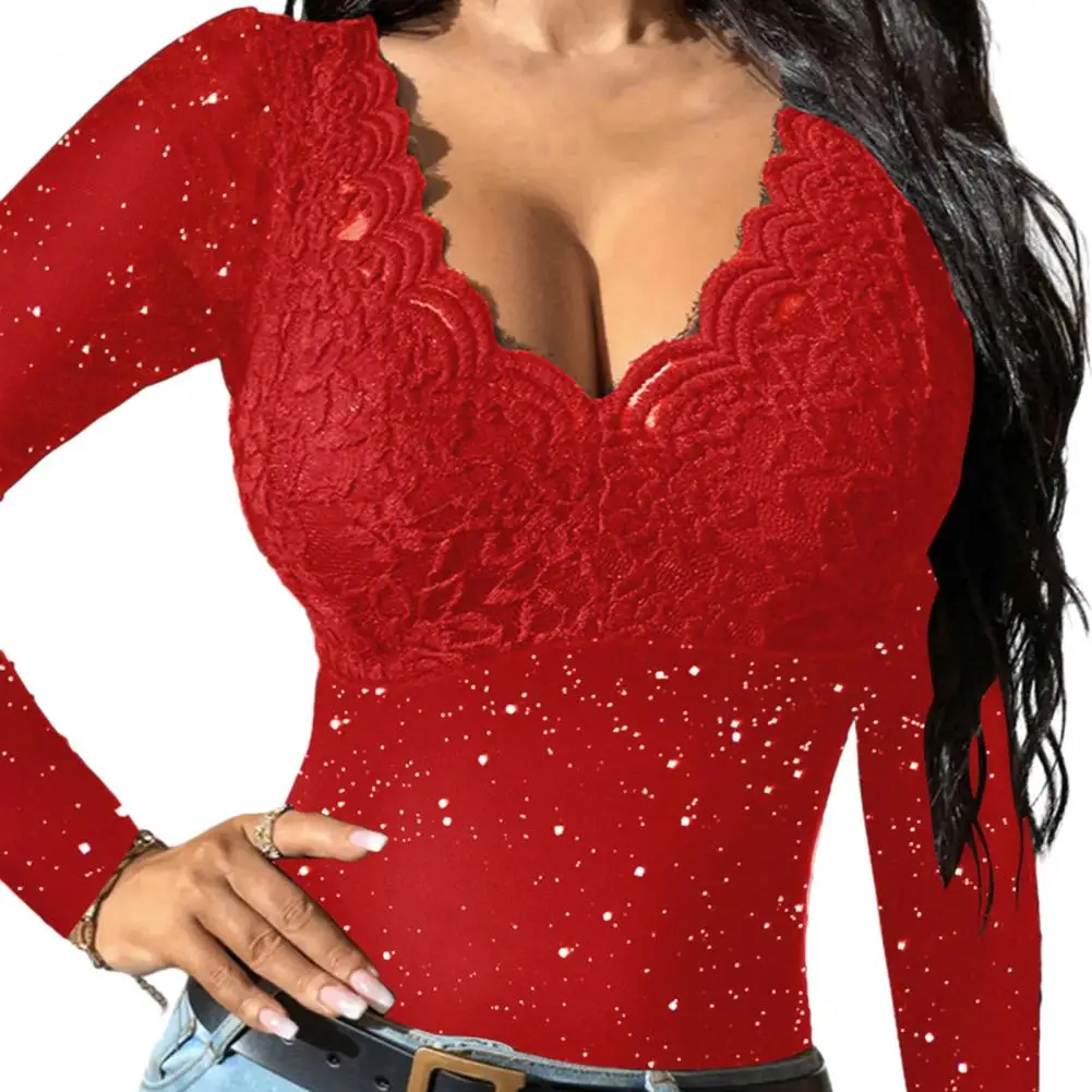 Blusas Women Spring Top V Neck Hollow Out Lace Pure Color Long Sleeve Blusas Slim Fit Elastic Patchwork Shiny Shirts & Blouses
Blusas Women Spring Top V Neck Hollow Out Lace Pure Color Long Sleeve Blusas Slim Fit Elastic Patchwork Shiny Shirts & Blouses