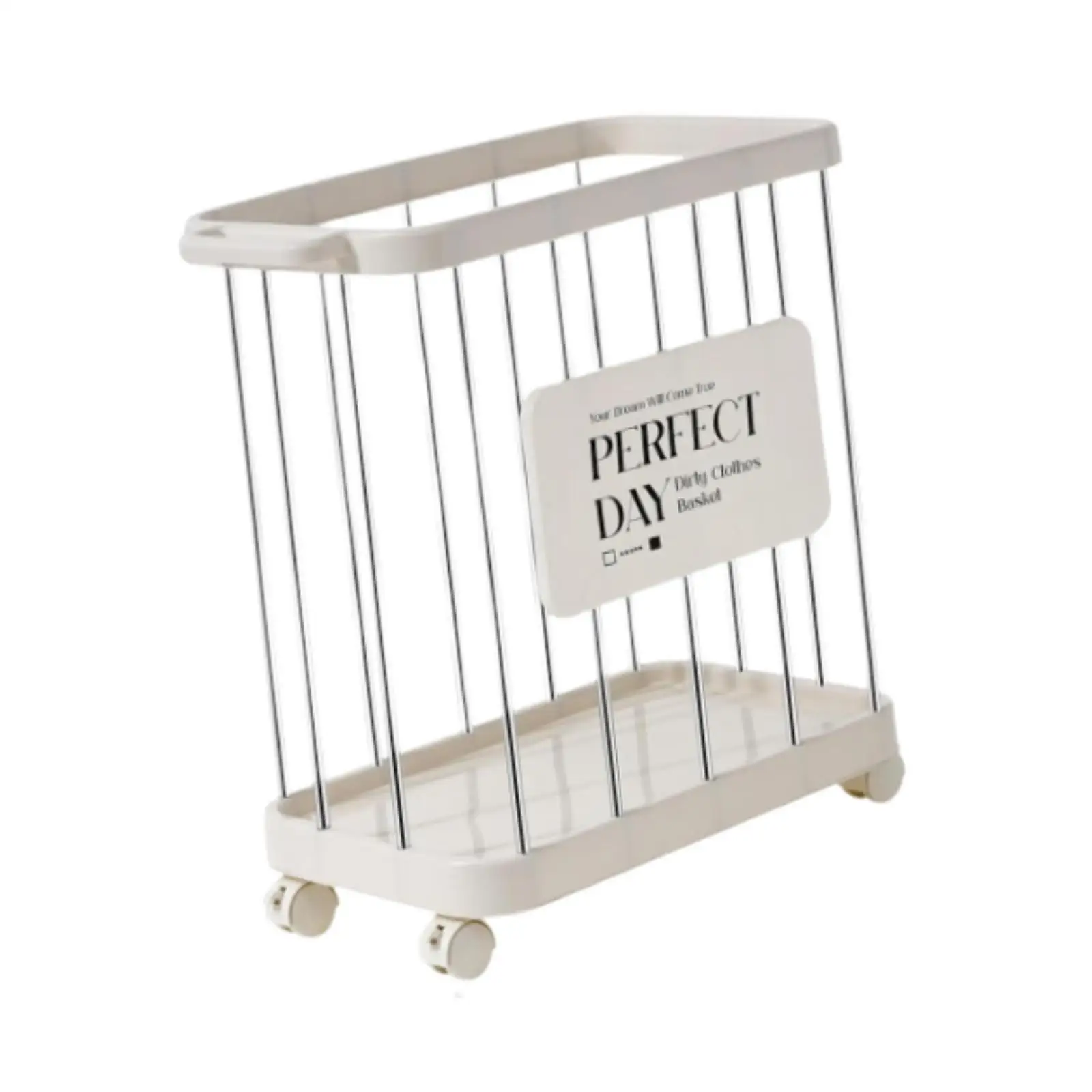 Laundry Basket with Wheels Clothes Basket Easy Movement Organizer for Home Bathroom Family Hotel Closet Multiple Scenarios
Laundry Basket with Wheels Clothes Basket Easy Movement Organizer for Home Bathroom Family Hotel Closet Multiple Scenarios