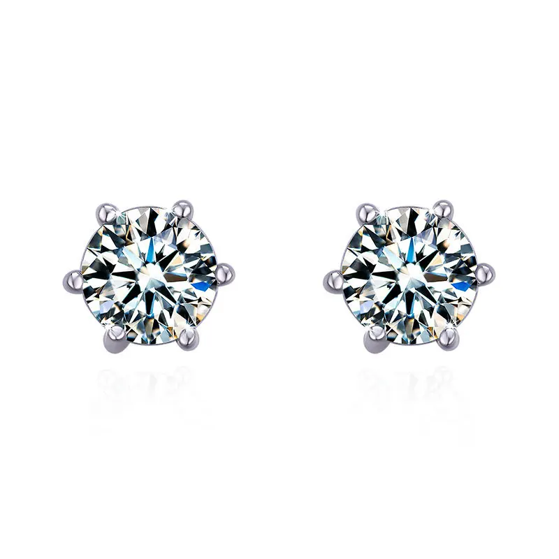 Six-Prong Stud Earrings Women's PT950 Platinum 2Ct Moissanite -6-prong secure setting, 2ct shining, platinum shows classic taste
Six-Prong Stud Earrings Women's PT950 Platinum 2Ct Moissanite -6-prong secure setting, 2ct shining, platinum shows classic taste