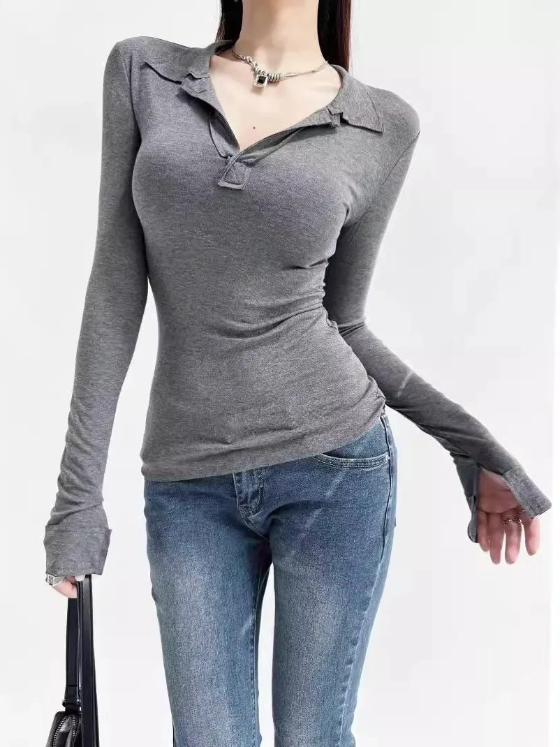 New 2024 Autumn/winter V-neck Long Sleeve Pullover Women Cinching Waist Solid Color Slim Casual Versatile Short Top IG2B
New 2024 Autumn/winter V-neck Long Sleeve Pullover Women Cinching Waist Solid Color Slim Casual Versatile Short Top IG2B