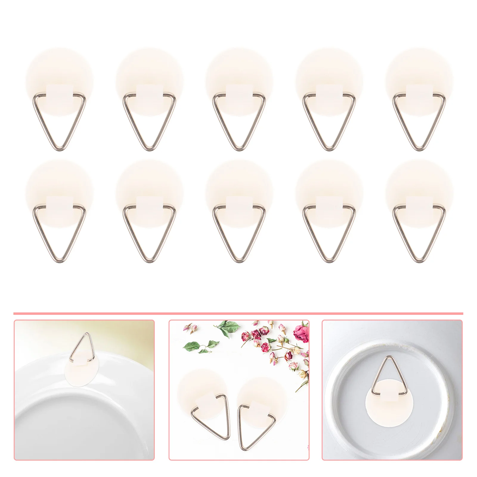 50 Pcs Round Hooks Wall Plate Hangers Stainless Steel Mount Small Kitchen Supplies Heavy Duty Plates Hanging Solution Universal
50 Pcs Round Hooks Wall Plate Hangers Stainless Steel Mount Small Kitchen Supplies Heavy Duty Plates Hanging Solution Universal