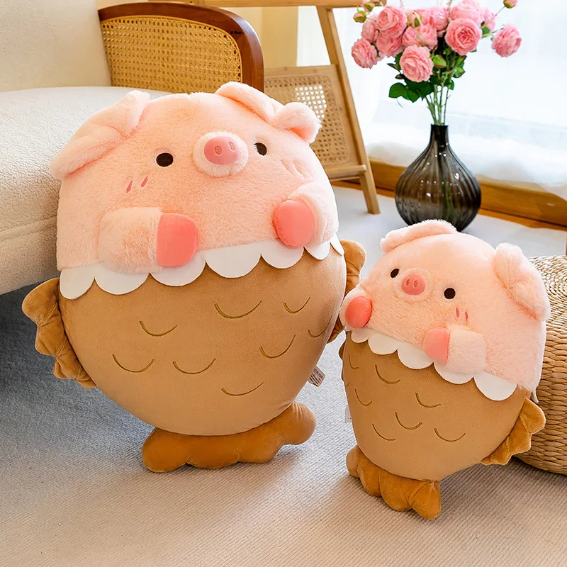Kawaii Pig with Taiyaki Fish Tail Plushie Stuffed Soft Pink Piggy Has Mermaid Fish Throw Pillow Hug Pillow for Girl Birthday Boy
Kawaii Pig with Taiyaki Fish Tail Plushie Stuffed Soft Pink Piggy Has Mermaid Fish Throw Pillow Hug Pillow for Girl Birthday Boy