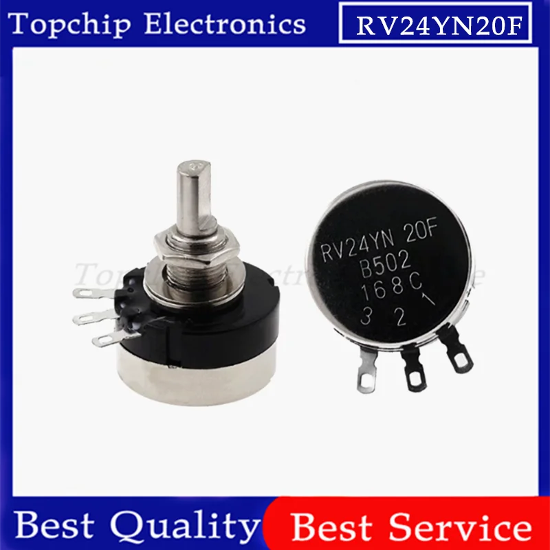 5pcs RV24YN20F B102 B202 B502 B103 B203 B503 B104 B504 RV24YN 2W Half Shaft Game Machine Rotary Carbon Film Potentiometer
5pcs RV24YN20F B102 B202 B502 B103 B203 B503 B104 B504 RV24YN 2W Half Shaft Game Machine Rotary Carbon Film Potentiometer