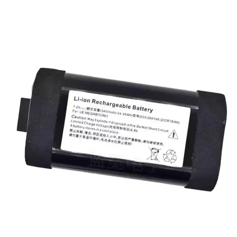 Speaker Battery 3400mAh For Logitech UE Megaboom 3 533-000164
Speaker Battery 3400mAh For Logitech UE Megaboom 3 533-000164