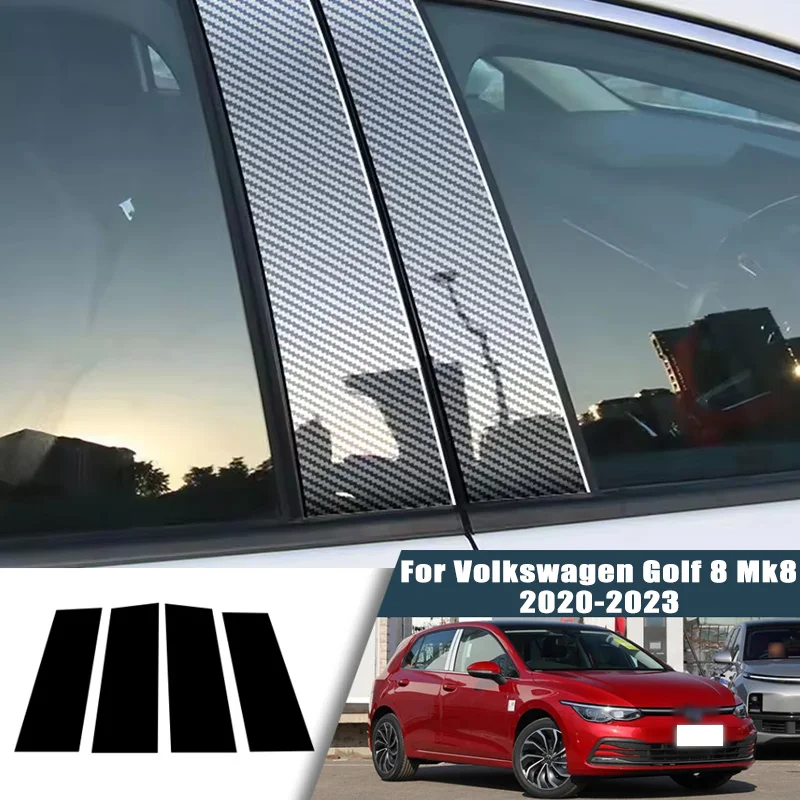 Glossy Black Carbon Fiber Window Door Deal B C Pillar Post Cover Sticker For Volkswagen Golf 8 VIII Mk8 2020-2023 2021 2022
Glossy Black Carbon Fiber Window Door Deal B C Pillar Post Cover Sticker For Volkswagen Golf 8 VIII Mk8 2020-2023 2021 2022