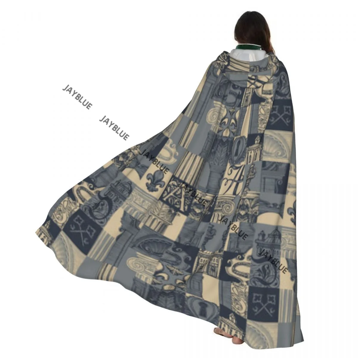 Hooded Cloak Unisex Cloak with Hood Medieval Architecture Art Cloak Vampire Witch Cape Cosplay Costume
Hooded Cloak Unisex Cloak with Hood Medieval Architecture Art Cloak Vampire Witch Cape Cosplay Costume