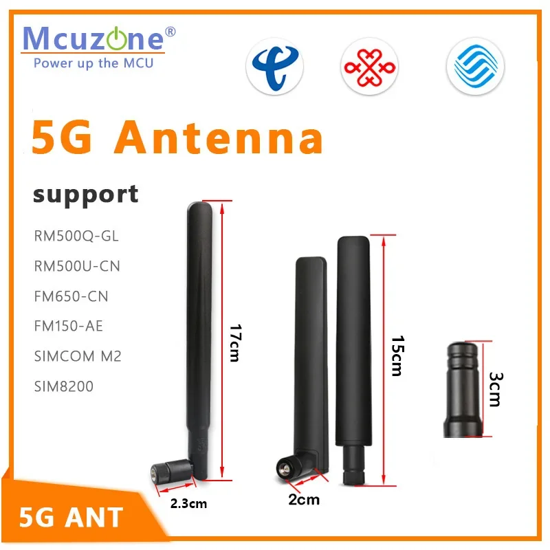 5G Antenna 600-6000MHz, Gain SMA Male High Signal Sensitivity ,support RM551E-GL,RM520N-GL,FM190W,RM500U,RM530N-GL
5G Antenna 600-6000MHz, Gain SMA Male High Signal Sensitivity ,support RM551E-GL,RM520N-GL,FM190W,RM500U,RM530N-GL