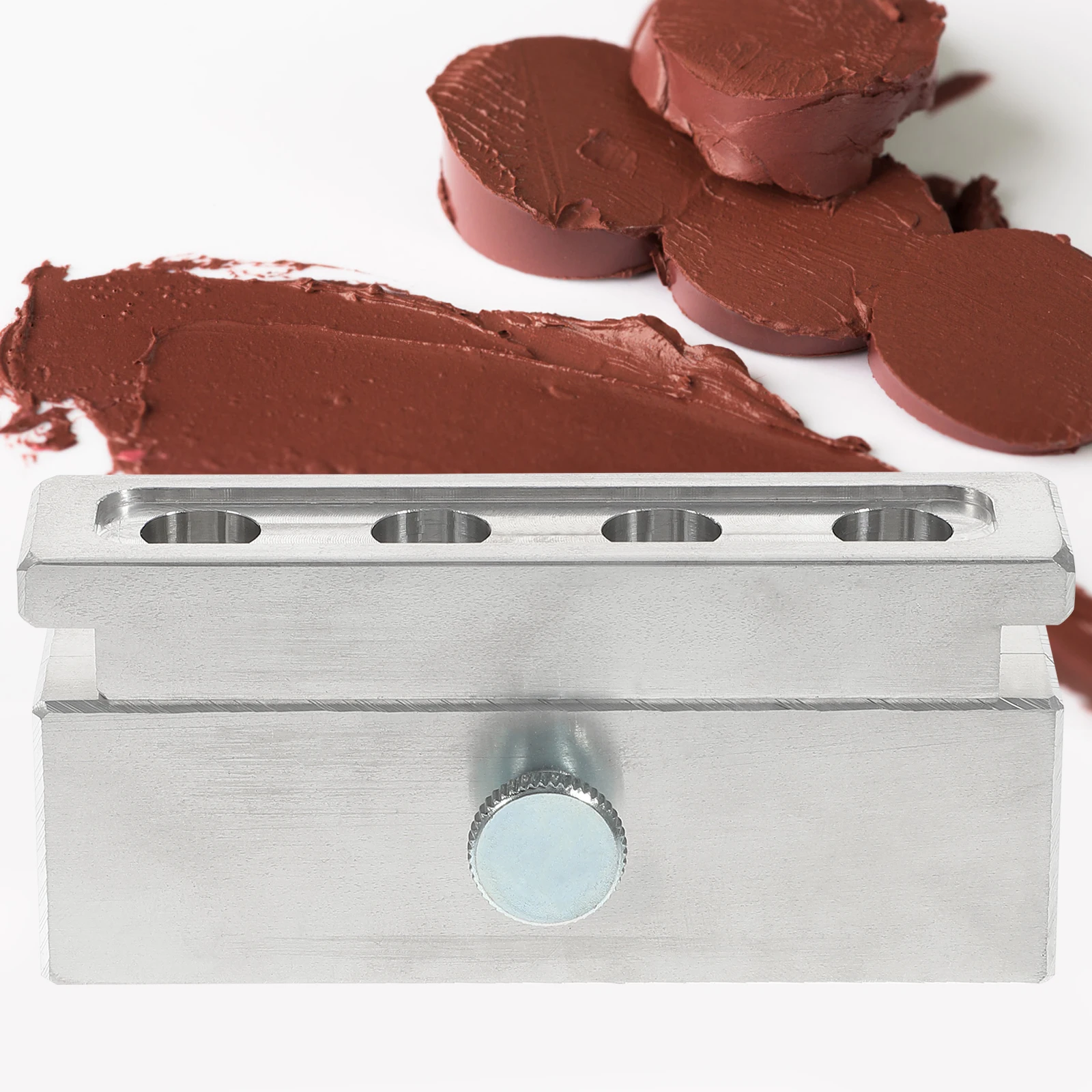 4 Hole Lipstick Mold DIY Aluminum Alloy Making Kit Gloss Tool High Gloss Brightness Fine Polishing No Blackening 
4 Hole Lipstick Mold DIY Aluminum Alloy Making Kit Gloss Tool High Gloss Brightness Fine Polishing No Blackening