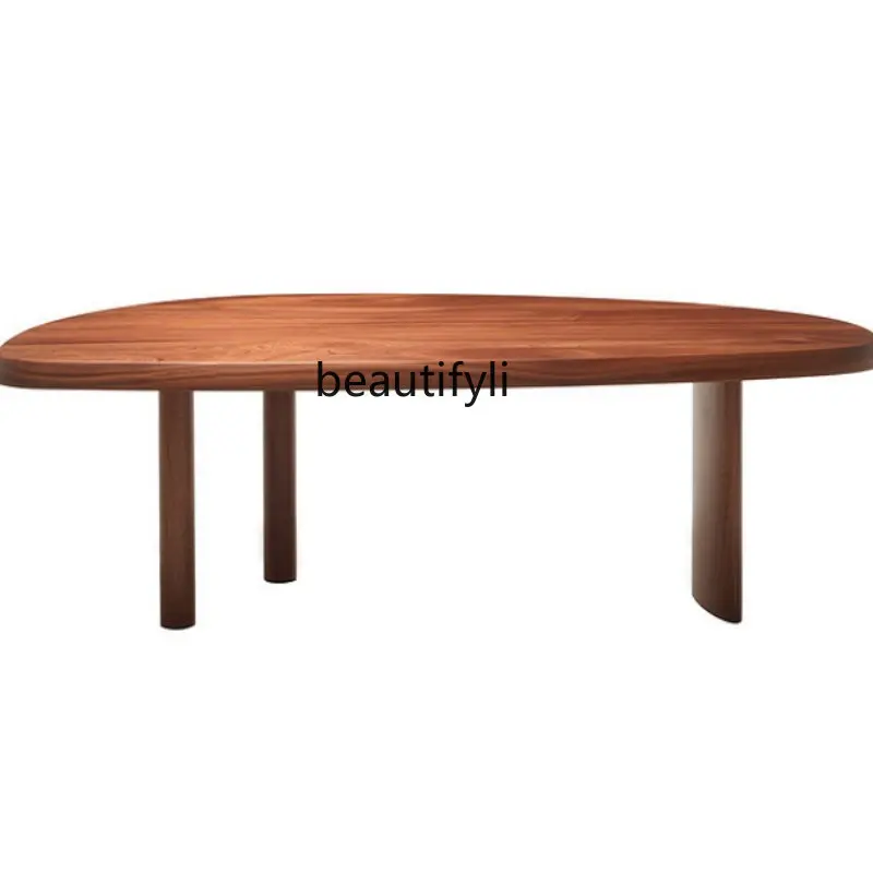 Dining Table Solid Wood Oval Nordic Modern Minimalist Desk Personalized Computer Desk Creative Conference Table
Dining Table Solid Wood Oval Nordic Modern Minimalist Desk Personalized Computer Desk Creative Conference Table