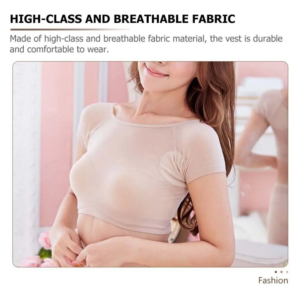 Polyester Sweat Underwear Vest Skin Color Breathable Underarm Sweat Wicking Underwear Includes Sweat Pad
Polyester Sweat Underwear Vest Skin Color Breathable Underarm Sweat Wicking Underwear Includes Sweat Pad