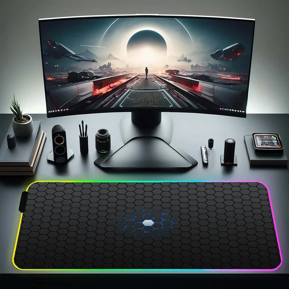 Geometric Mouse Pad XXL With Backlit RGB Mousepad 900x400 LED Gaming Mouse Mat Gamer Professional Non-Slip Computer Keyboard Mat
Geometric Mouse Pad XXL With Backlit RGB Mousepad 900x400 LED Gaming Mouse Mat Gamer Professional Non-Slip Computer Keyboard Mat