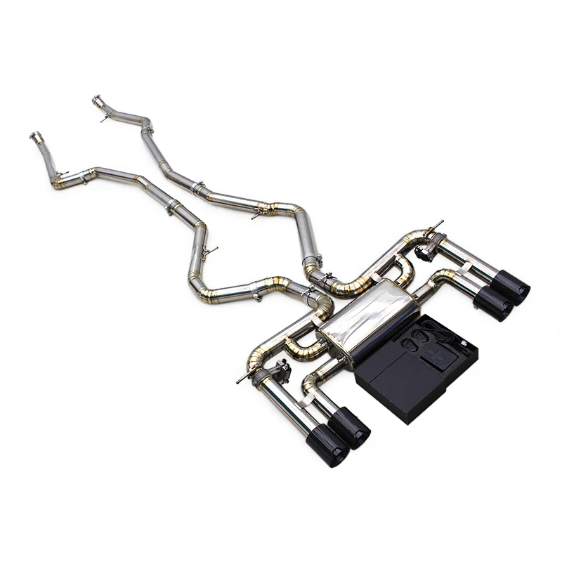 OEM Auto Titanium Exhaust Pipes For BMW X5M/X6M F85/F86 4.4TT 2015-2019 Valvetronic Muffler Catback M Performance Tips
OEM Auto Titanium Exhaust Pipes For BMW X5M/X6M F85/F86 4.4TT 2015-2019 Valvetronic Muffler Catback M Performance Tips